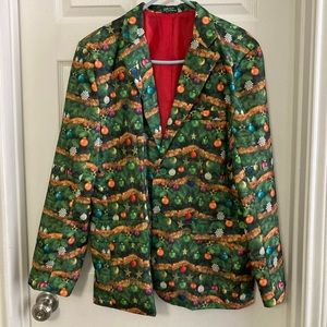 Light Up holiday suit Green L